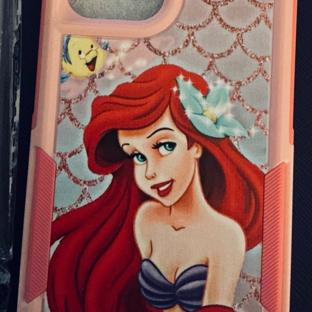 CaseTown Disney Ariel Pink Dual Layer Phone Case-I Phone 12 Pro Max - Picture 3 of 4